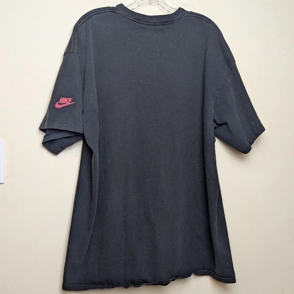 Vintage‎ 90s Nike Town Store Portland Oregon Spellout Single Stitch Shirt XL